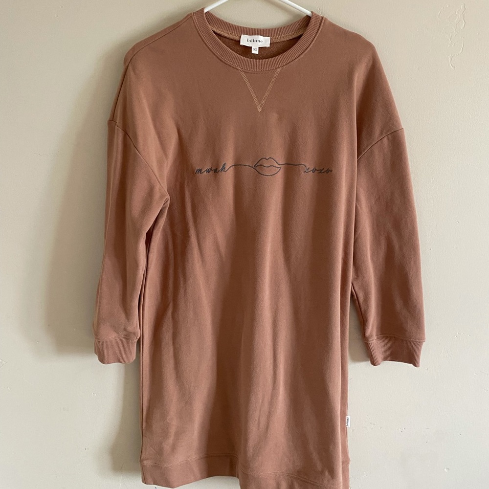 böhme, brown Sweater dress XS LIKE NEW